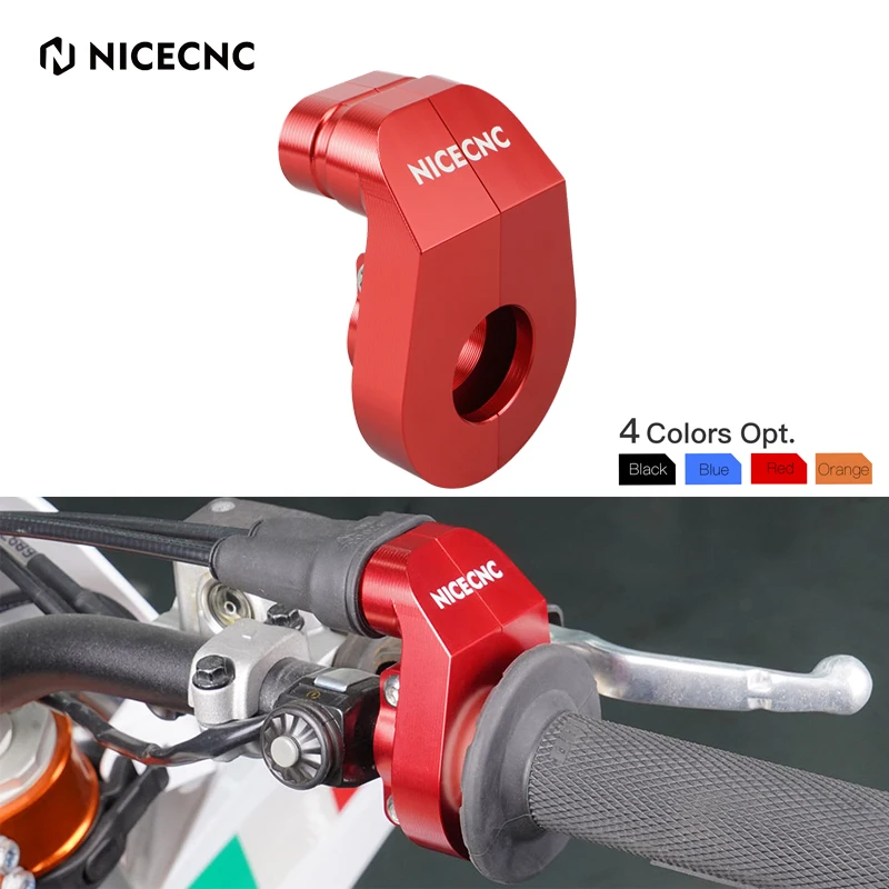 

NICECNC Billet Aluminum Throttle Housing Cover For GasGas EC 300 250 MC EC EX 250F 350F 450F 2021-2023 2022 For KTM Husqvarna