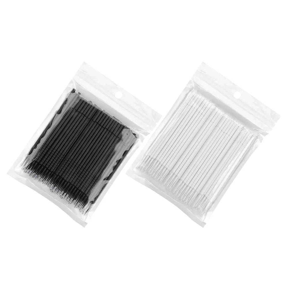 

200pcs Practical Eye Makeup Brushes Simple Eyelash Makeup Grafting Tools