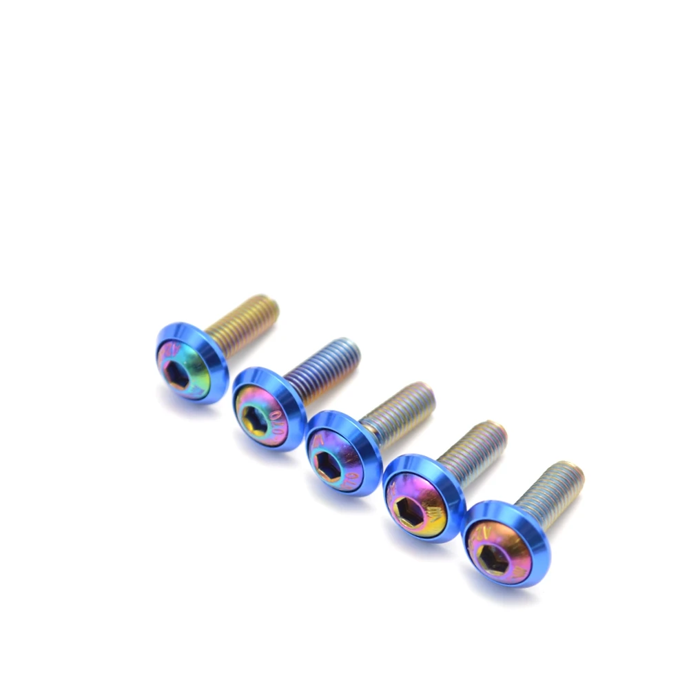 

5 шт. титановых синих болтов с гайками M4 M5 M6