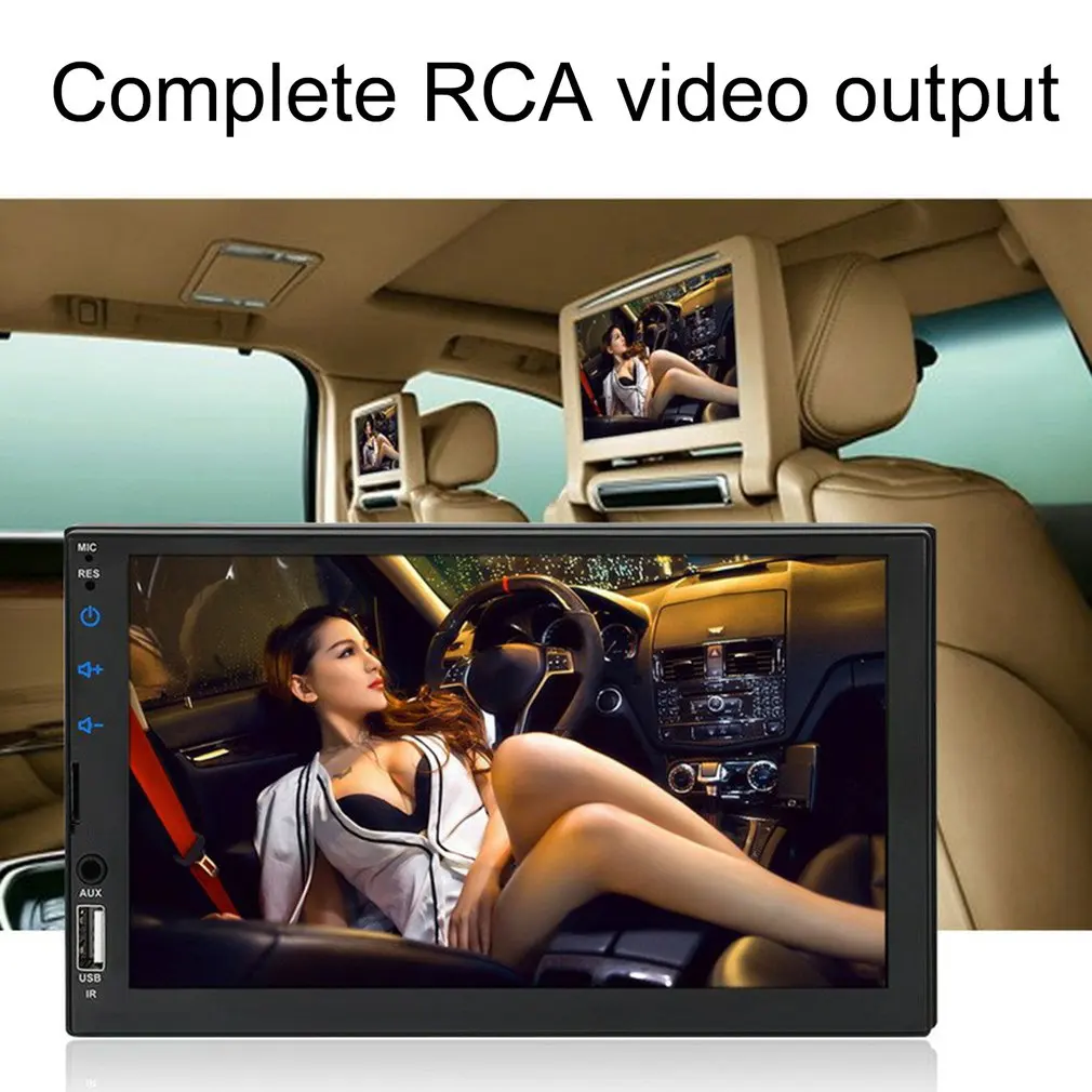 

Universial 7 Inches Touch Screen Wireless Player Mobile Phone Mp5 Touch Screen With Camera Remote Control Steering Wheel Control
