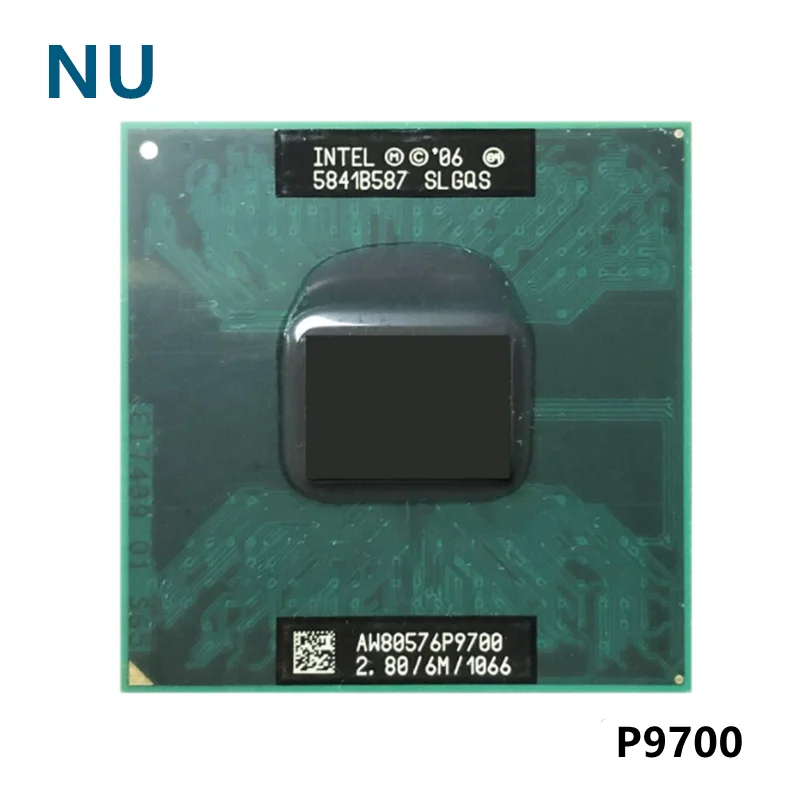 

Процессор Intel Core 2 Duo Mobile P9700 SLGQS 2,8 ГГц двухъядерный двухпотоковый ЦПУ Процессор 6 Мб 25 Вт Разъем P