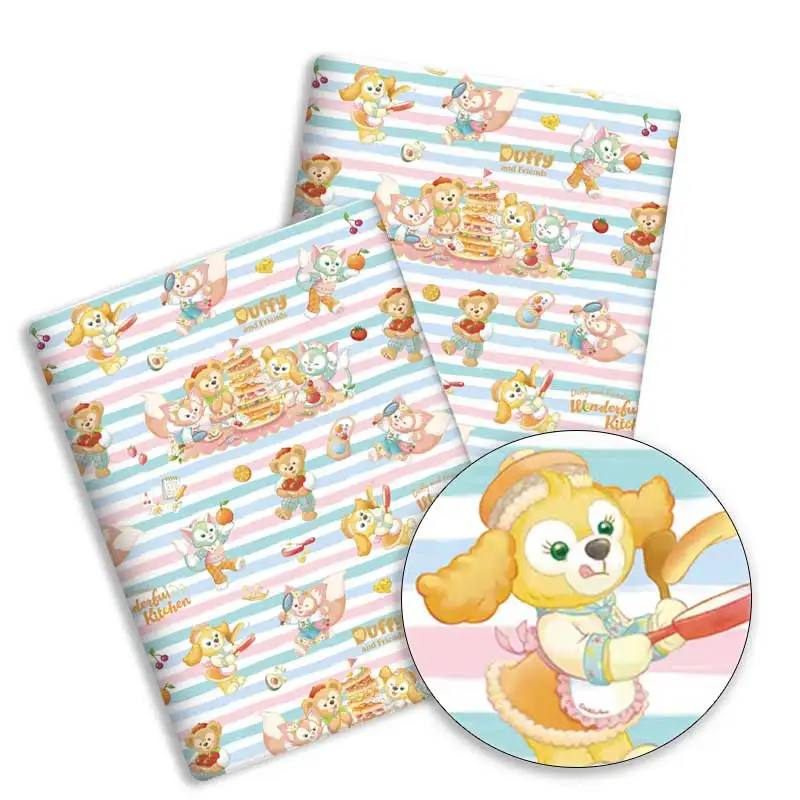 Ткань Диснея 140x50 см хлопчатобумажная ткань с героями мультфильмов лоскутная