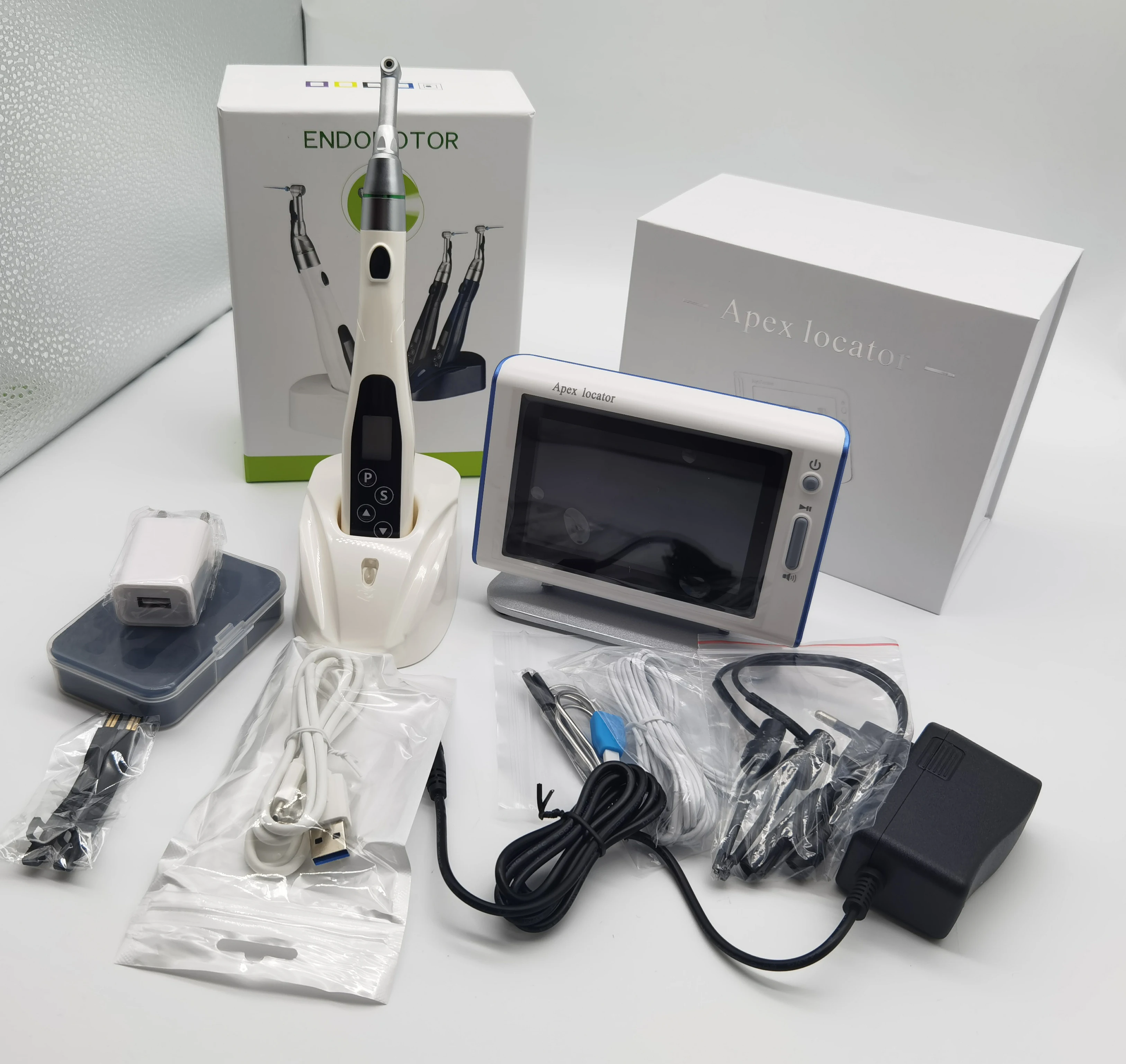 

Dental Instrument Endo Motor / Endodontic Treatment Handpiece Micro Motor Contra Angle Apex16:1 Contra Angle LED Locator