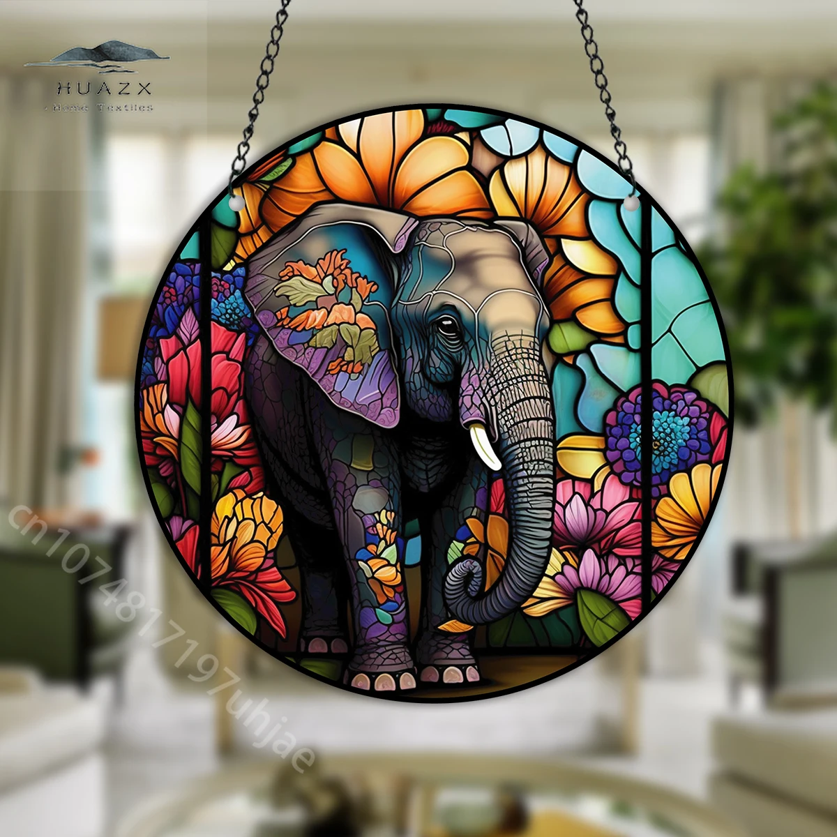 

Круглый акриловый подвес Anmial Suncatcher