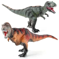 43cm dinosaur model toy big size feather tyrannosaurus rex soft plastic jurassic worlds park dinosaur toys for kids