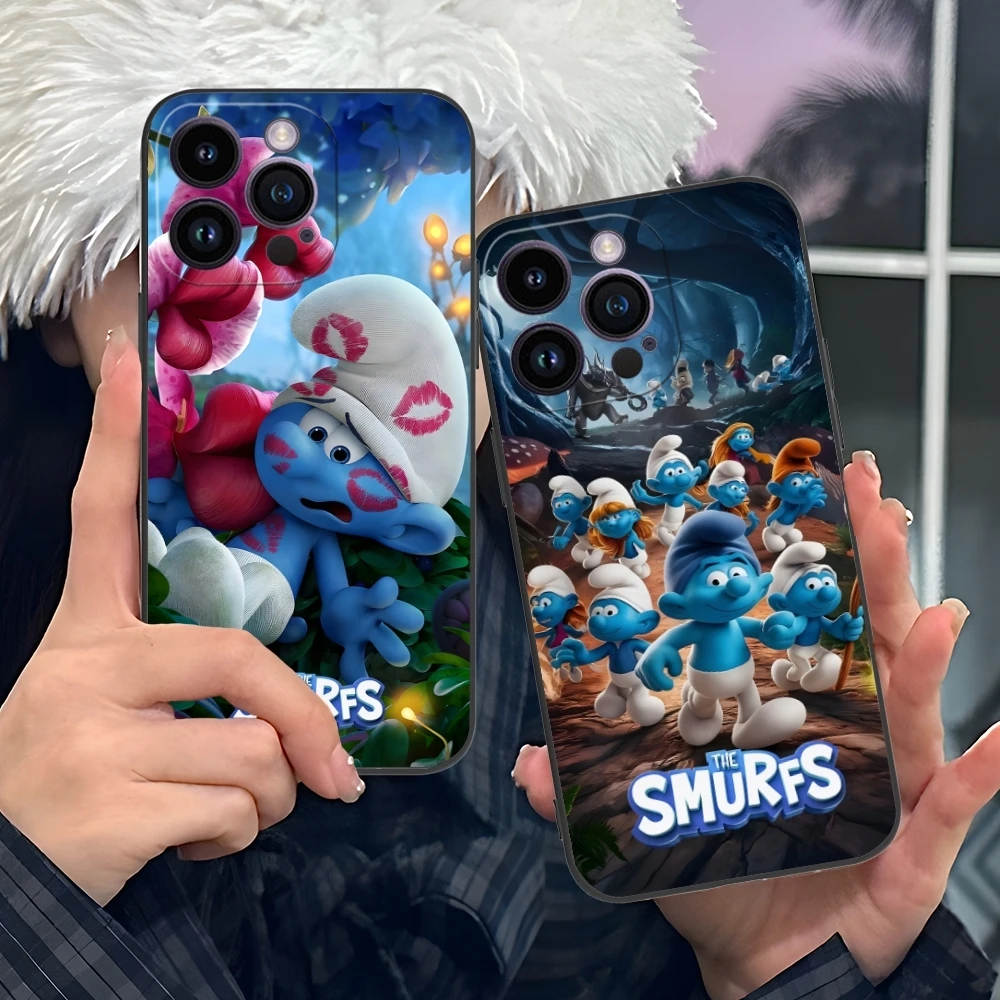 Smurfs Smurfette Smart Чехол для мобильного телефона iPhone 16 15 14 13 12 11 X XR XS 8 7 Pro Max Plus