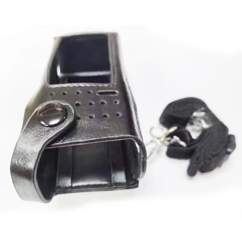Leather Protective Sleeve Bag Hard Holster Case for Motorola XiR P8668 P8660i GP338 DGP8550 DP4800e XPR7500e DGP8550e Radio