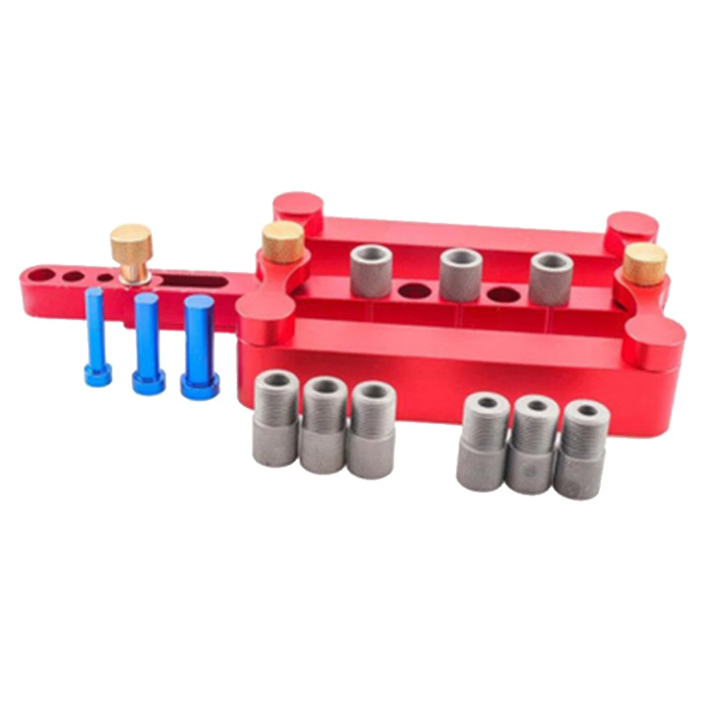 

6/8/10mm Woodworking Self-centering Doweling Jig Positioner Dowel Hole Drilling Guide Locator Tool 6/8/10mm Accessories