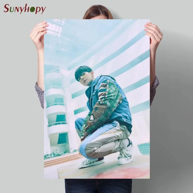 Exo Baekhyun холст плакат искусство ткань настенный печать