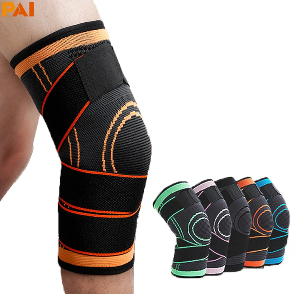 

1 шт. спортивный мужской компрессионный наколенник, эластичные поддерживающие наколенники, наколенники, оснащение для фитнеса, мужские тов...