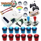 8000 в 1 Pandora 300 комплект деталей 3d-аркадной игровой консоли Wifi Загрузка игр материнская плата 4 игрока USB геймпад джойстик светодиодная кнопка