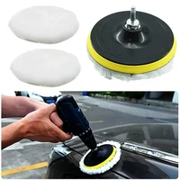 new 56pcs 34567 inch polishing kit polishing pad car waxing sponge disk wool wheel auto paint care polisher pads car gadget
