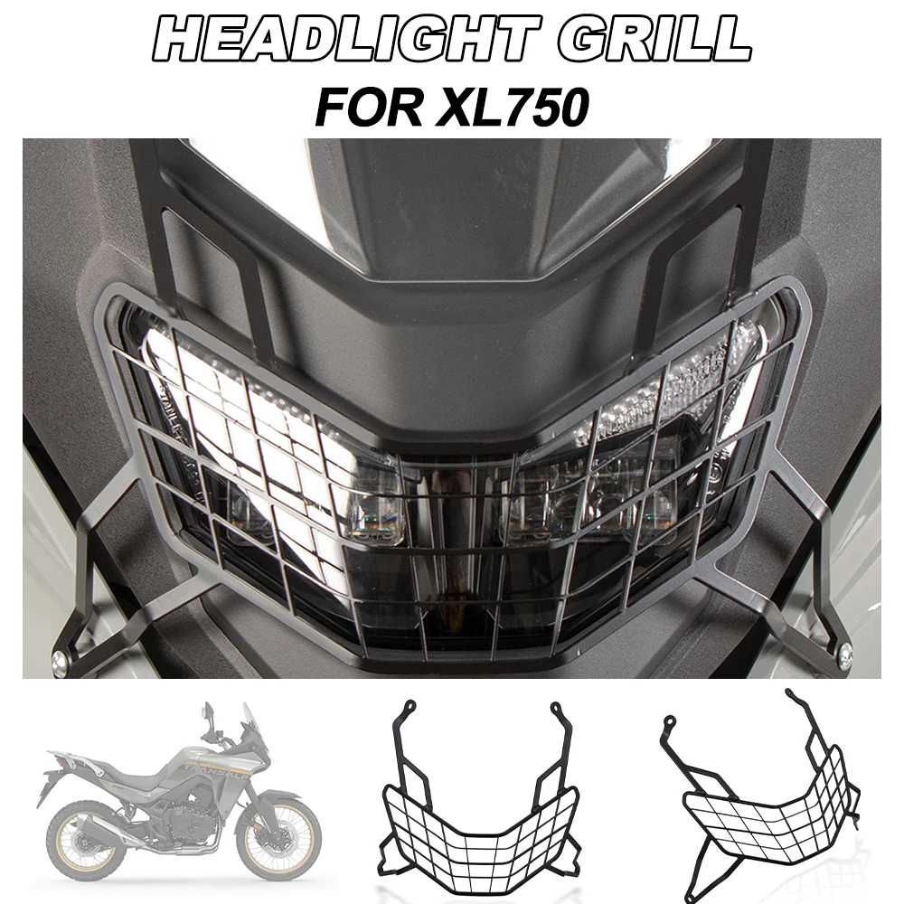 Фото Защитная решетка фары мотоцикла для Honda XL750 2026, XL 750 Transalp 2025, передняя сетчатая накладка, аксессуары №1