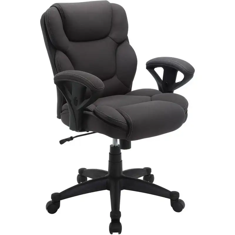 

& Tall Fabric Manager Office Chair, Supports to 300 lbs, Gray