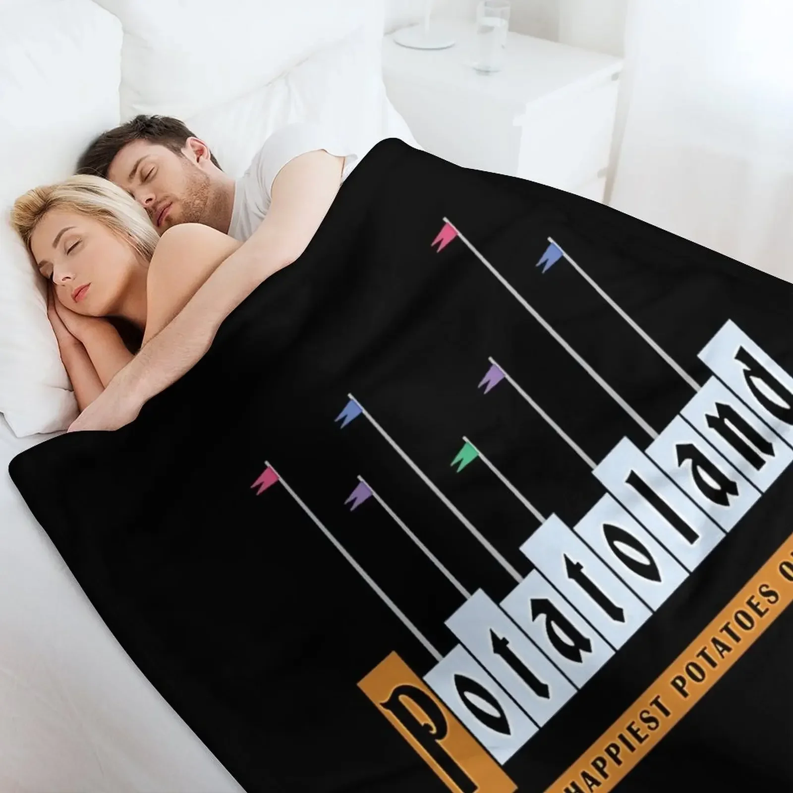 Картофельная Футболка плед одеяло одеяла и пледы для декоративного дивана