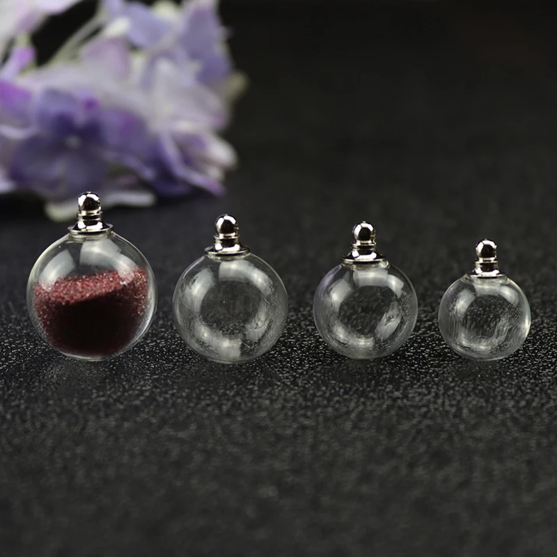 5 шт. полые стеклянные бутылки с винтовой крышкой | Украшения и аксессуары