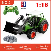 double e rc tractor 116 farmer truck transport vehicles raiselower dirt sand weeds irrigation trailer dump vehicle toys gifts