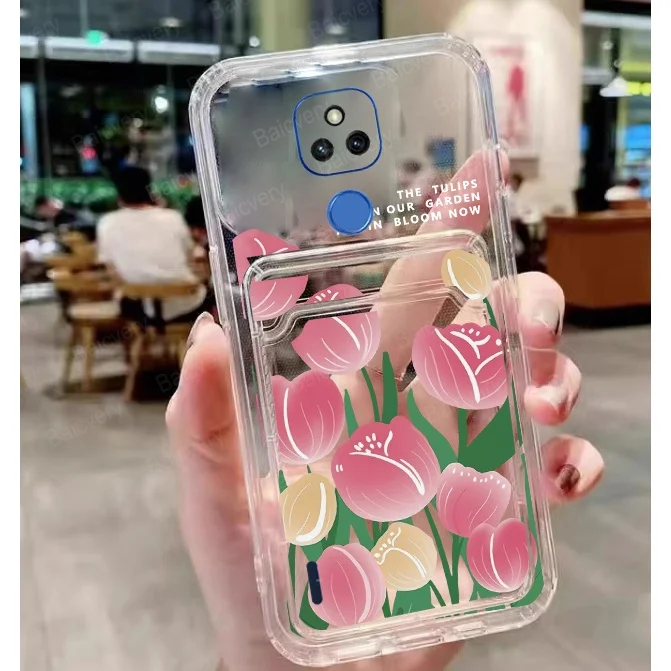 Модный мягкий чехол с рисунком для Moto E7 2020 XT2052 прозрачный Карманный телефона