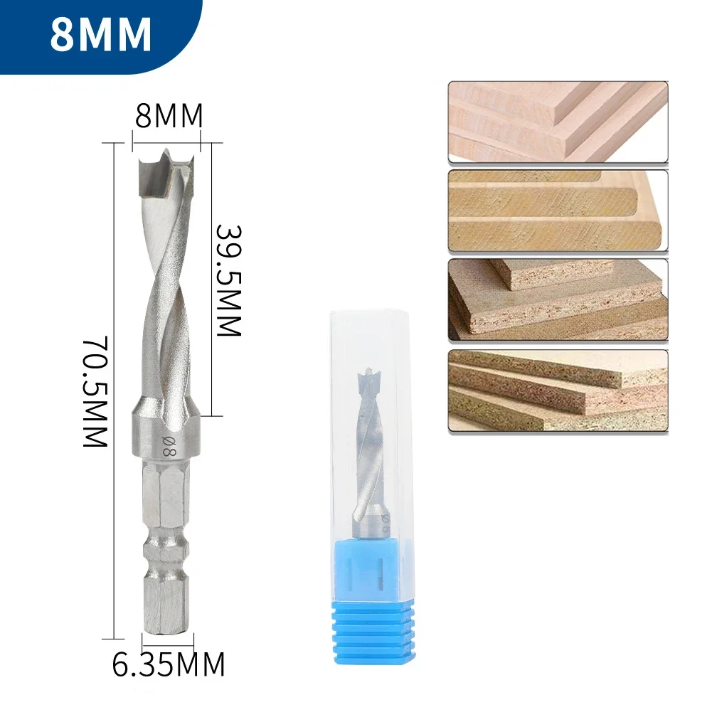 1 шт. 6,5/8/9/10 мм сверло с шестигранной ручкой для разрушения твердой древесины, ДСП, деревообрабатывающие инструменты