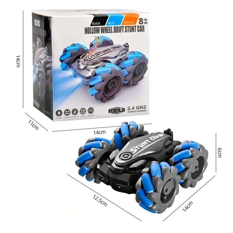 

2.4g drift 360 degree rotation stunt four-wheel drive high speed off-road climbing music/atomizing control car boy toy gift