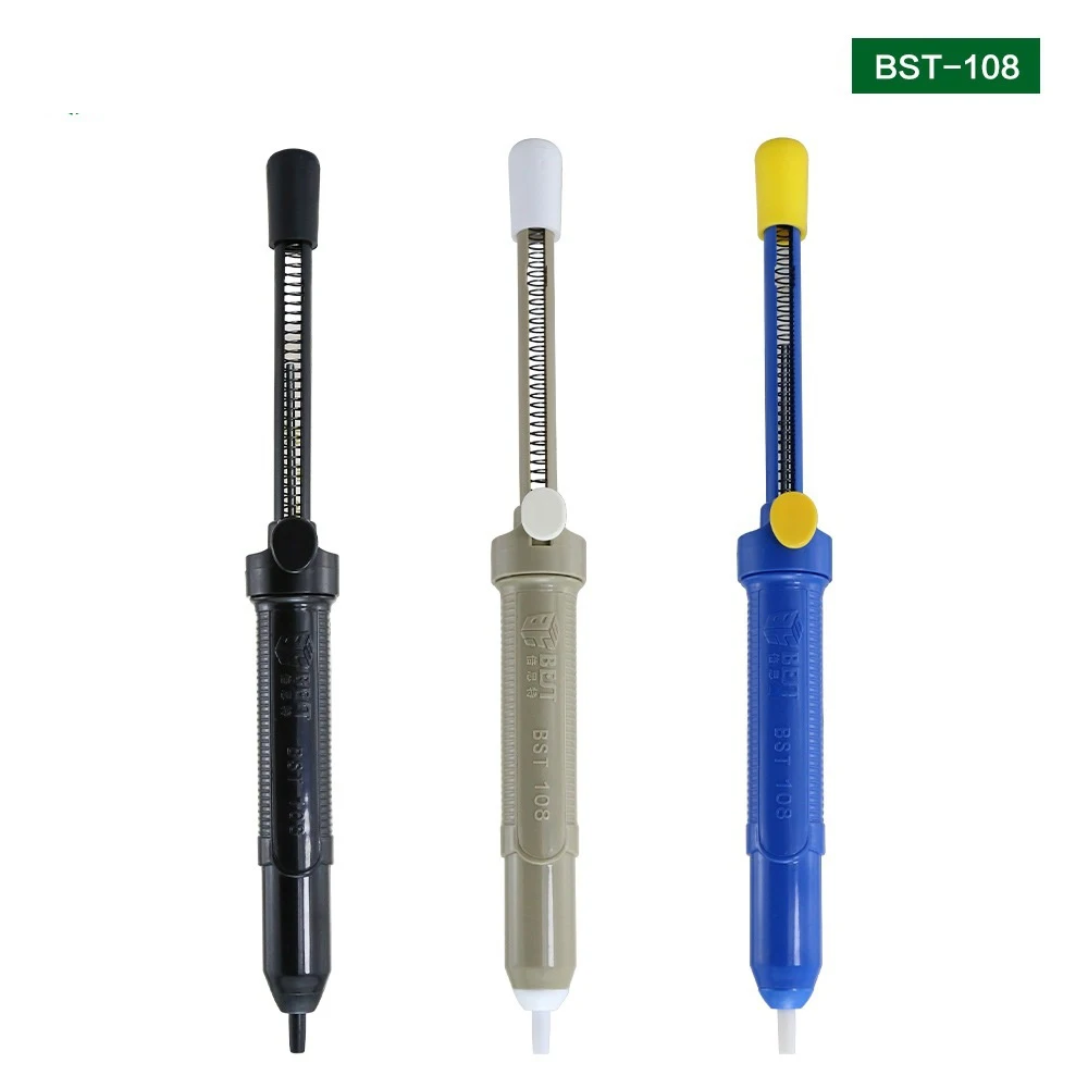 

Aluminum Metal Desoldering Pump Suction Tin Gun Soldering Sucker Pen Removal Vacuum Soldering Iron Desolder Hand Welding Tools