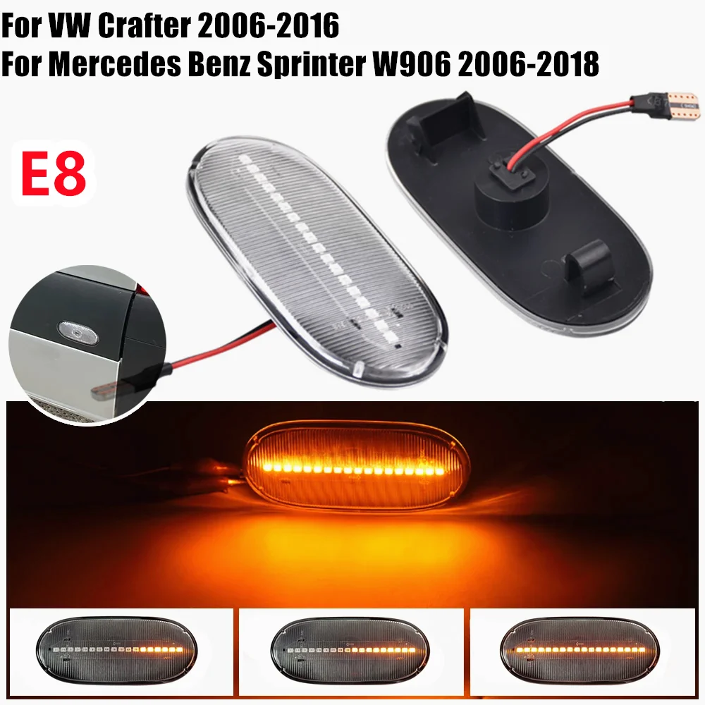 Автомобильный указатель поворота Malcayang боковой габаритный фонарь для Mercedes Benz