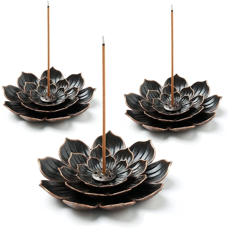 

Держатель для благовоний в форме лотоса, съемная палочка с ладаном, ароматизатор для дома, ароматизатор для спальни, йоги, спа-комнаты