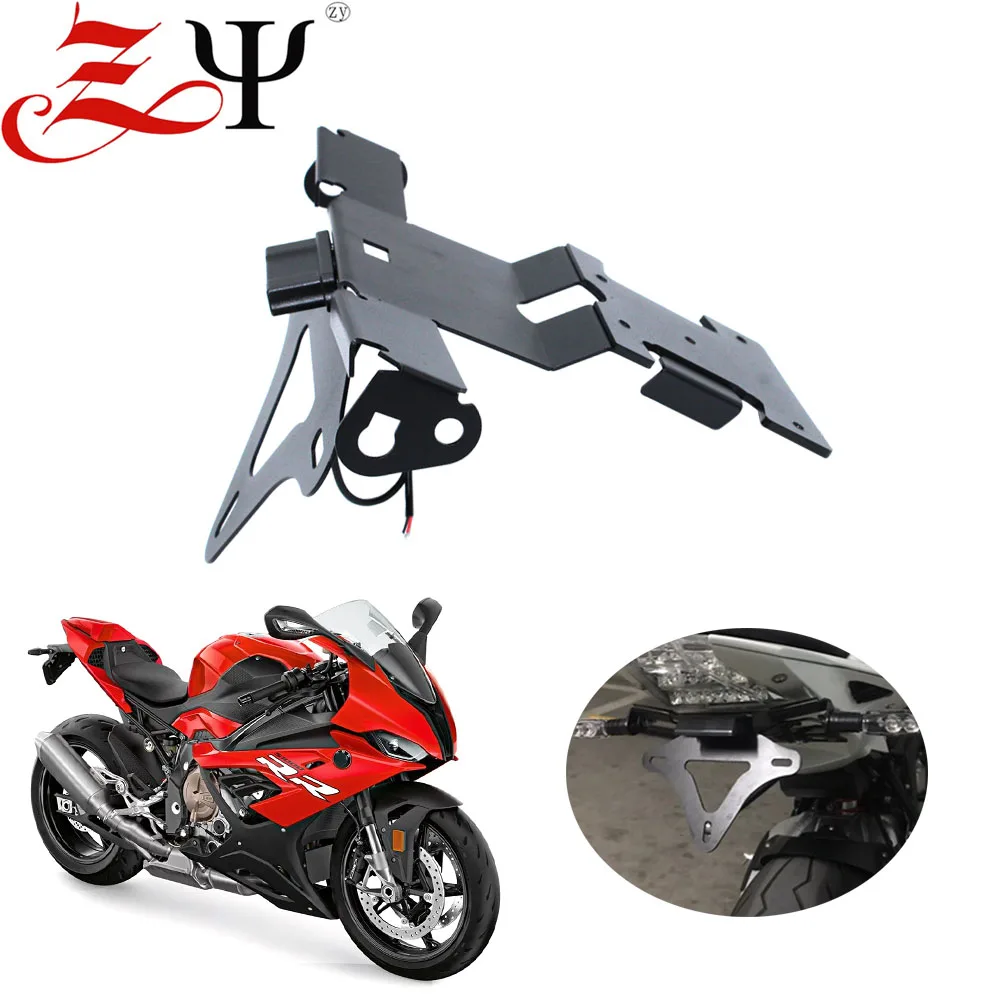 

For BMW S1000R S1000RR HP4 2010-2018 Motorcycle Registration License Plate Holder LED Light Tail Tidy Fender Eliminator S 1000 R