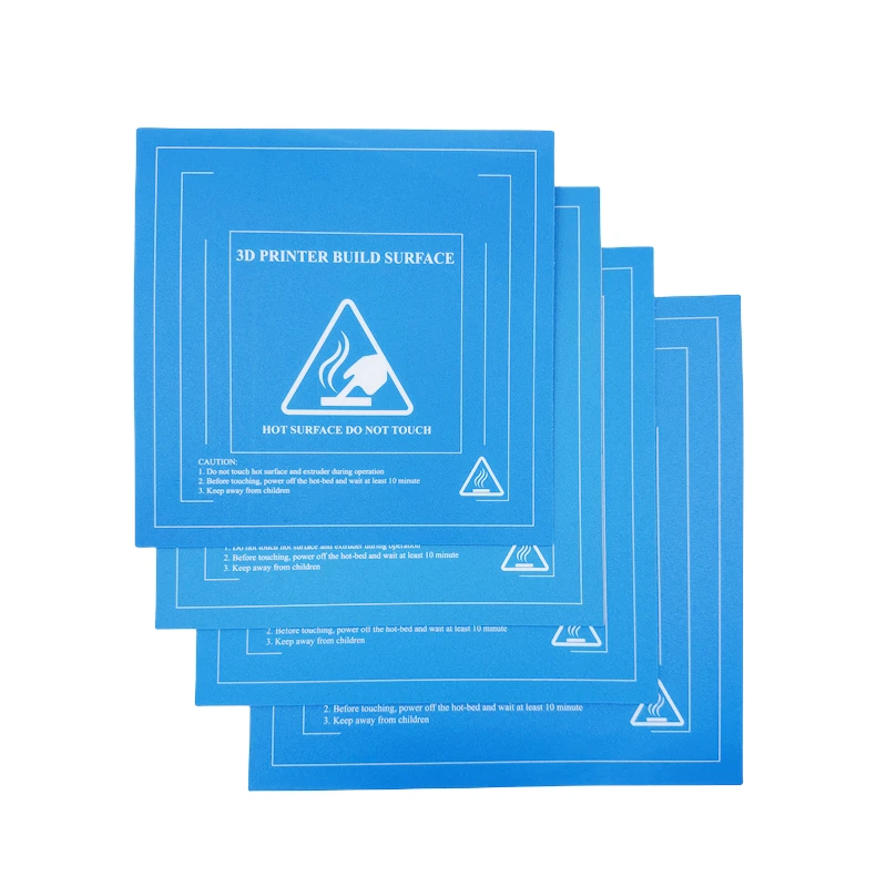 

3D-принтер, синяя наклейка на нагревательная кровать, лента для печати, квадратная наклейка на нагревательная кровать, лента для сборки горячей кровати, гибкая пластина поверхности для Ender 3