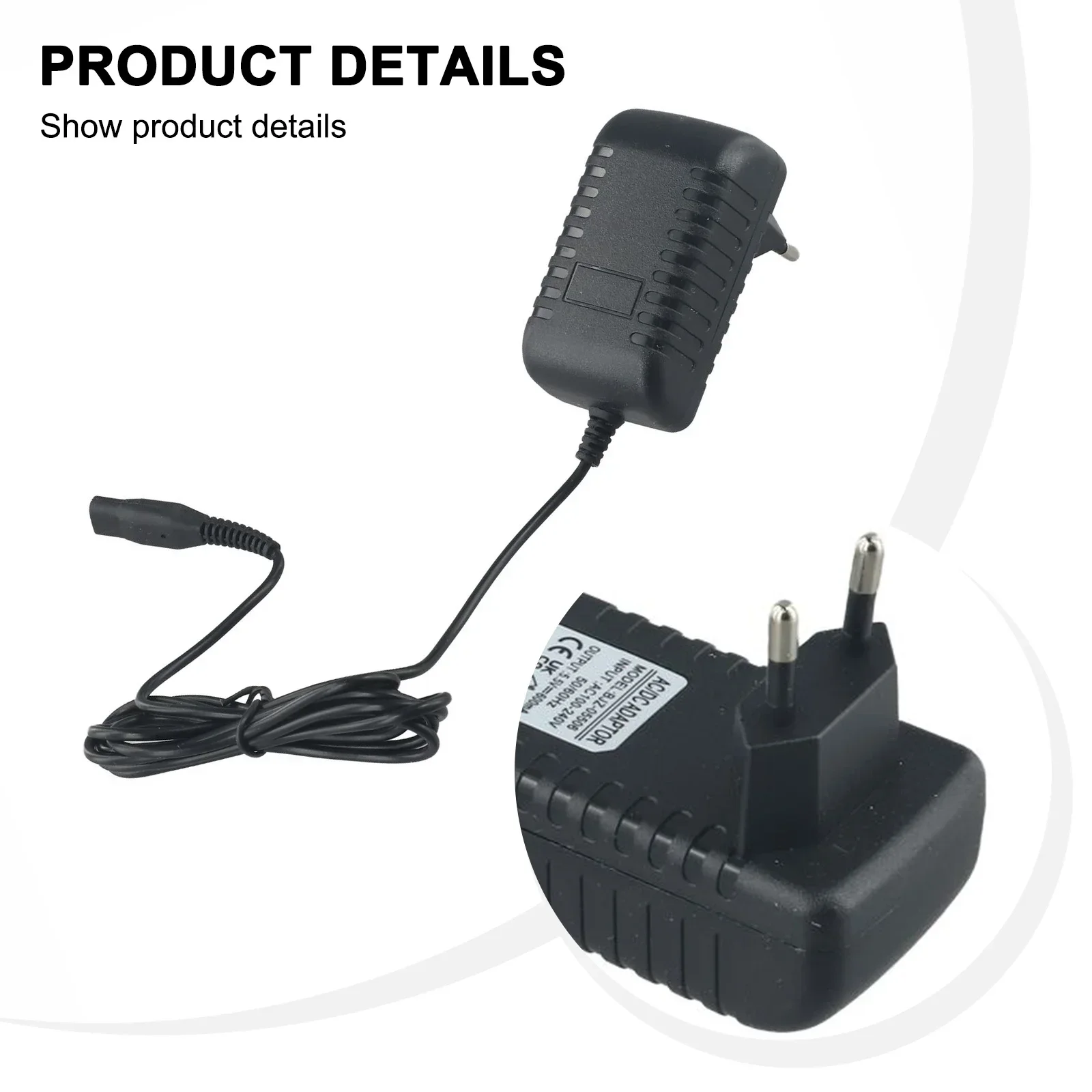 Фото Зарядное устройство для Karcher AC 110 В-240 В 50/60 Гц DC 5,5 В 600 мА Wv50 Wv60 Зарядное устройство для пылесоса Karcher Зарядные устройства Запасные части для чистки №5