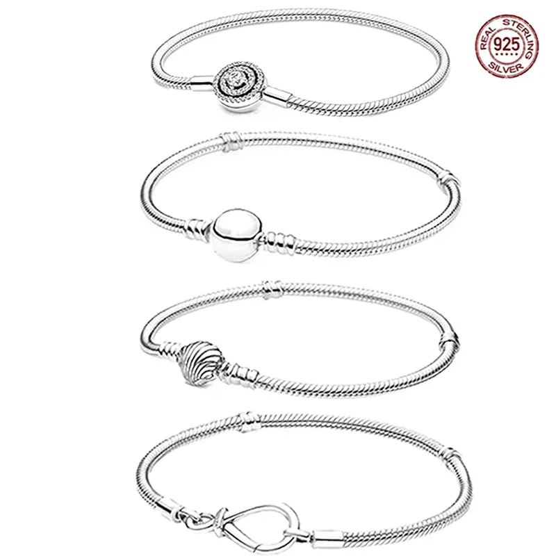 

Горячая Распродажа, стандартный серебряный браслет с узлом бесконечности, подходит для женщин, подруг, жены, праздничные подарки, ювелирные...