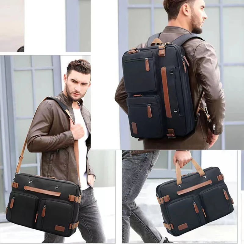 Men Wear Resistant Multi-functional Waterproof Handbag Mochi