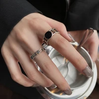 round dripping glue aesthetic womens rings korean fashion wholesale items for business jewelry 2022 trend luxury designer