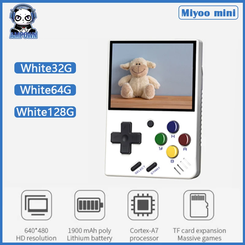 Мини-Консоль игровая портативная в стиле ретро 2500 игр |