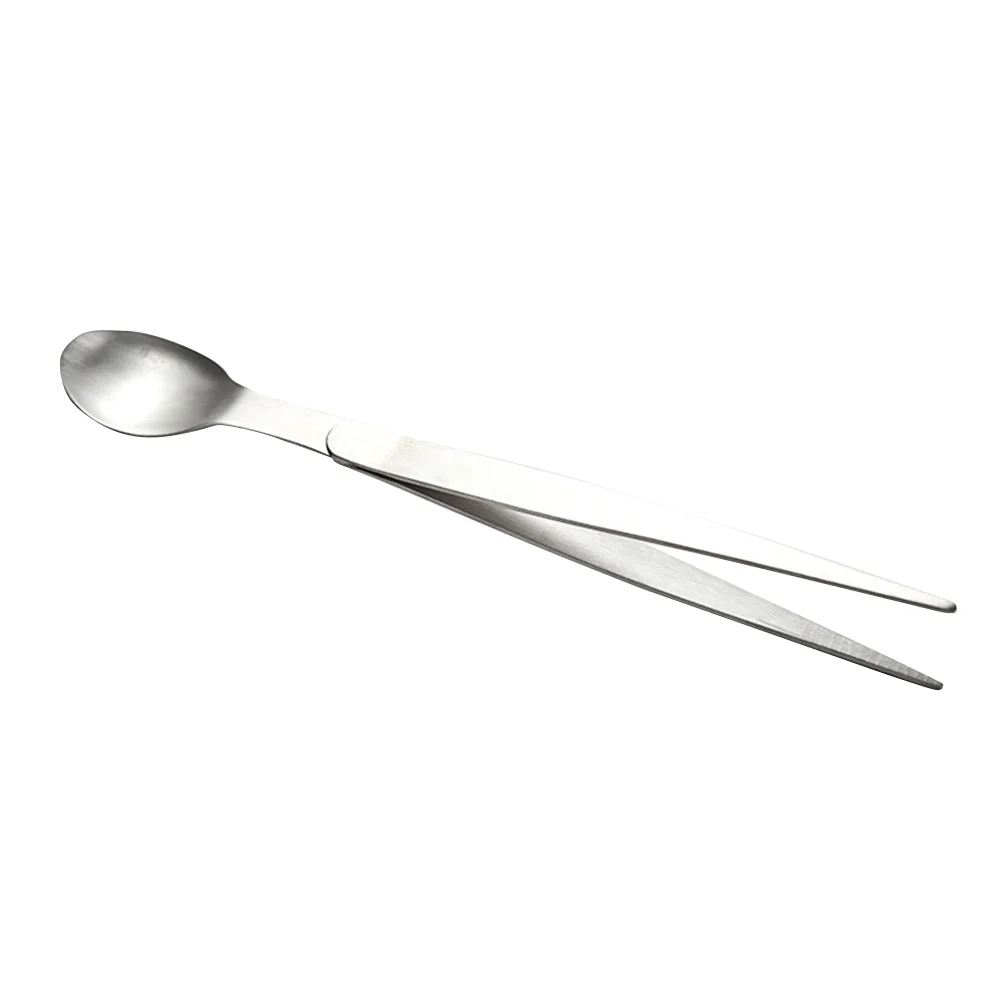 

Stainless Steel Flavor Test Spoon Kitchen Taste Mini Tasting Chopsticks Forceps Sample Spoons