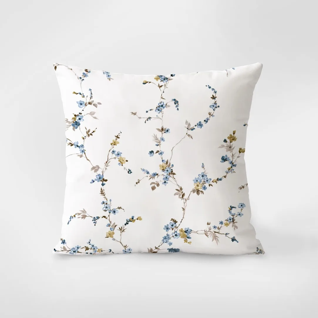 

Винтажная синяя наволочка из полиэстера 40x40 см