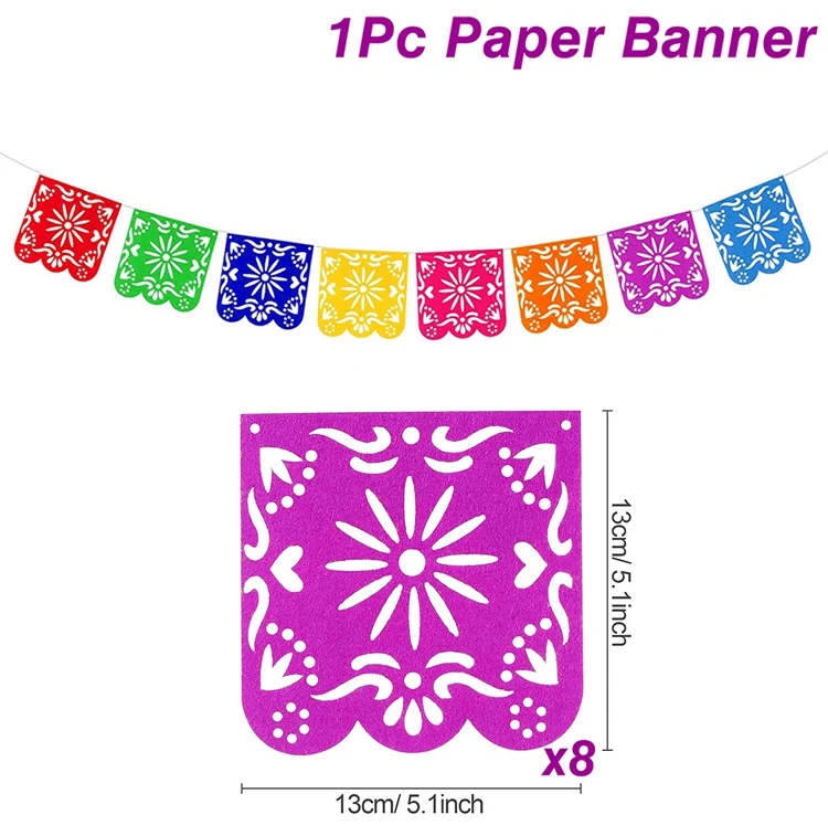 

Бумажный баннер День Мертвых PATIMATE