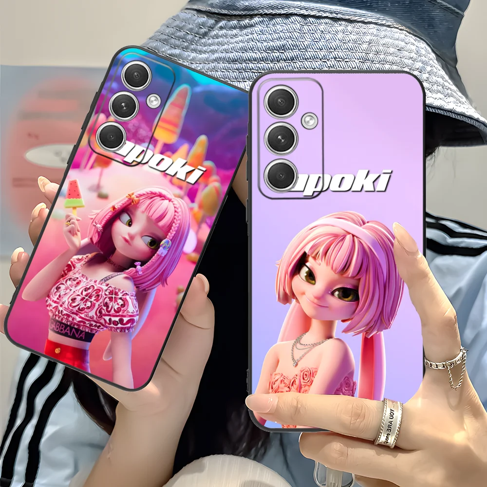 Чехол для мобильного телефона KPOP Apoki Samsung Galaxy S24 S23 S22 S21 S20 S10 S9 Plus FE Ultra Lite черный