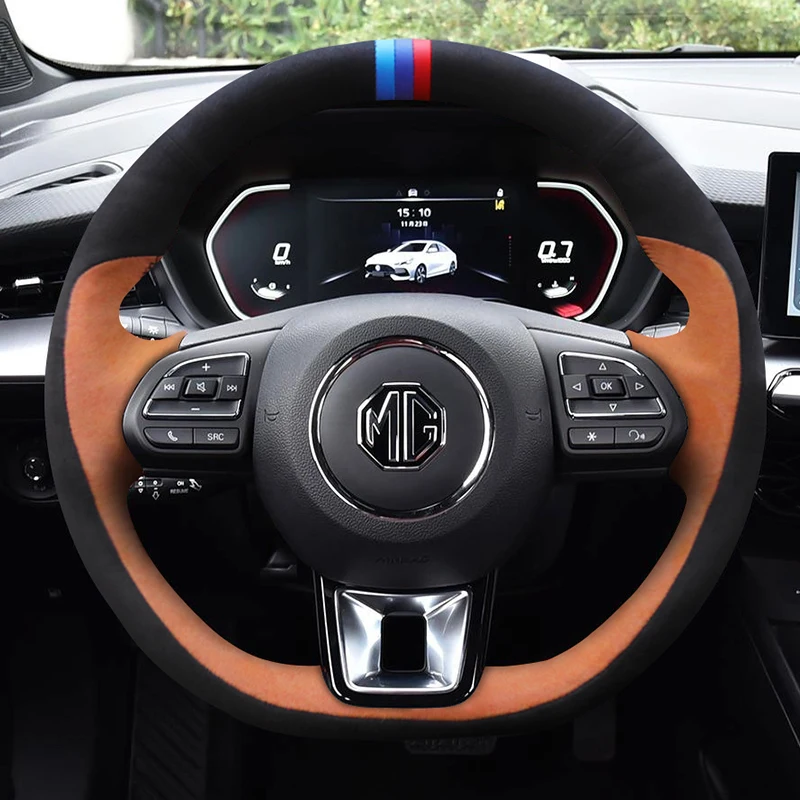 

Роскошные замшевые кожаные аксессуары ручной работы на заказ для MG MG6 HS ZS 3SW скользящие тонкие самодельные автомобильные аксессуары