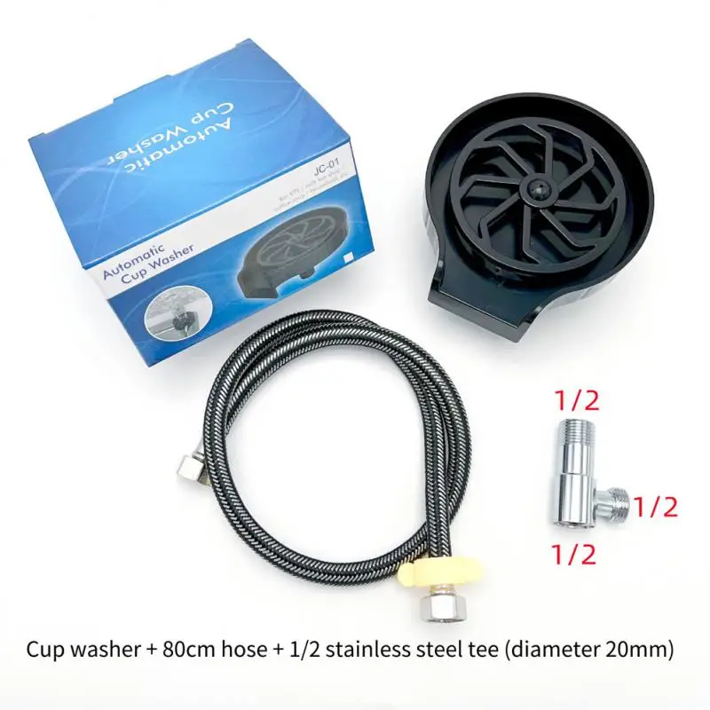

Automatic Bar Kitchen Beer Milk Tea Cup Cleaner Efficient Wash Cup For Coffee Bar High Pressure Baby Bottle Washer Glass Rinser