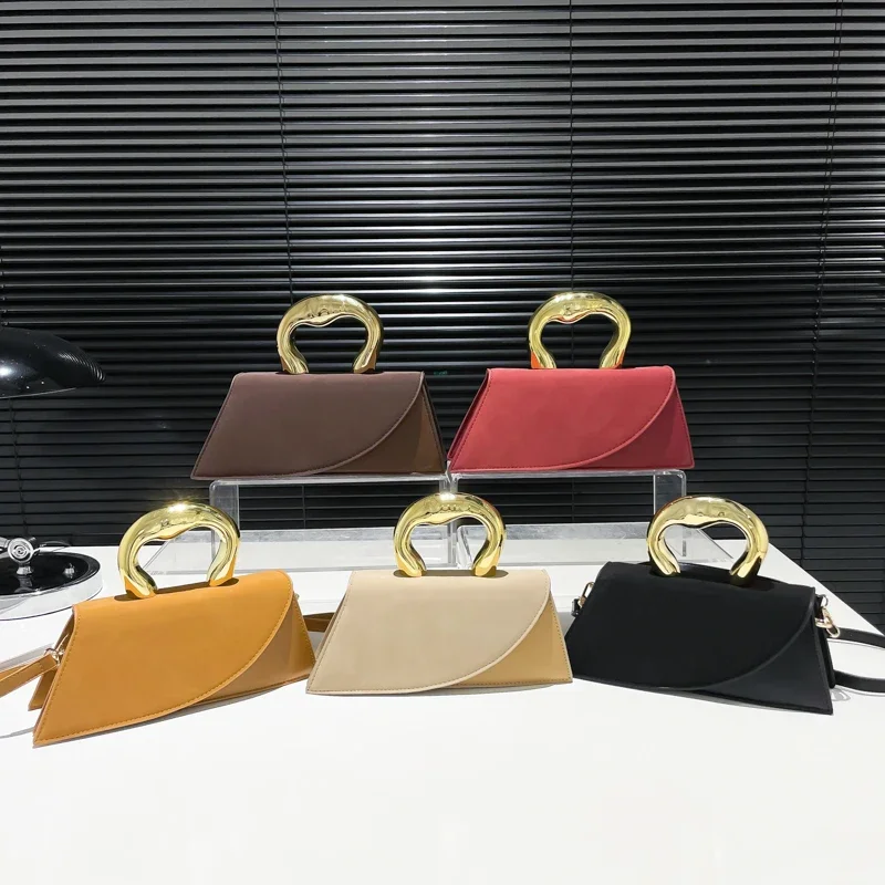 Sewing Thread Casual Solid Top-Handle Bags Fashion Large Capacity 2025 Hot Sale for Women Hasp Pu Women's Shoulder Bag