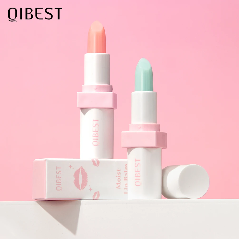 QIBEST Теплый Увлажняющий Бальзам Для Губ Защиты Предотвращает Сухое Потрескивание