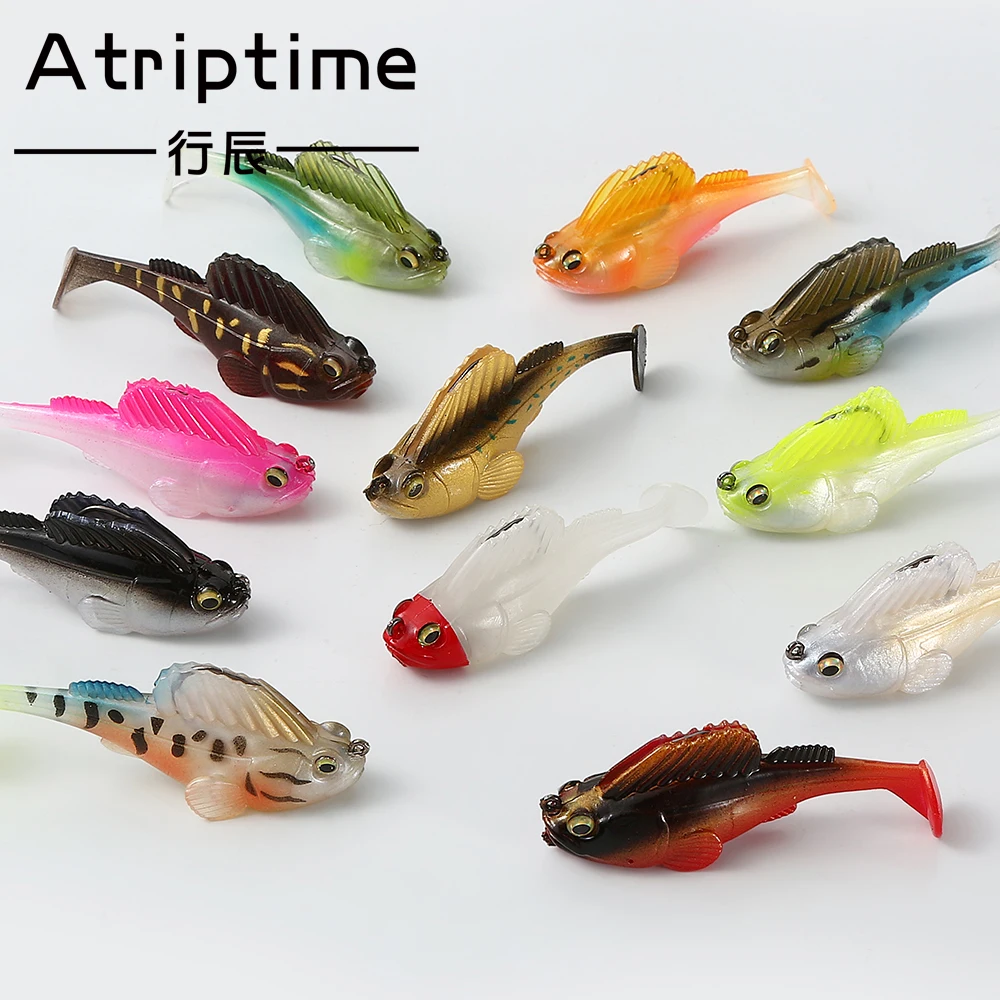 

3pcs/lot 7G 14G 20G Fishing Lure Soft Bait Jig Dark Sleeper Swimbaits Soft Lure Fishing Pike Lure Shad bass for Fishing Perch