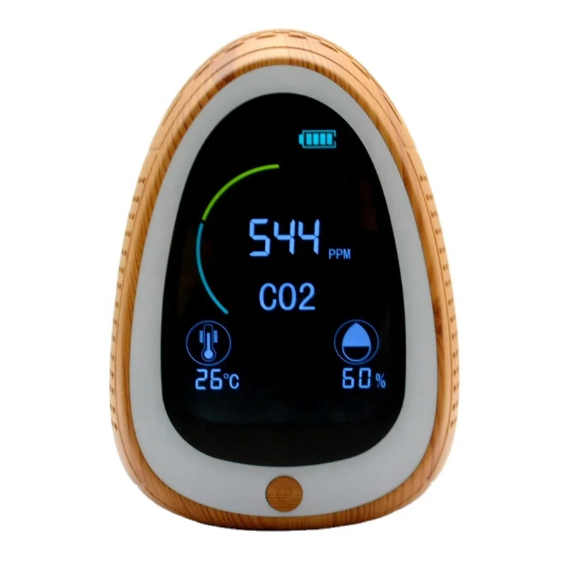 

Greenhouse 3 in 1 Co2 smoke temperature humidity detector Air quality Monitor portable co2 controller