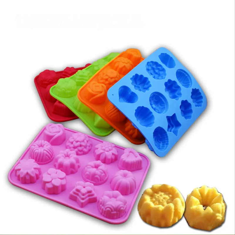 

Silicone Baking Mold Soap Jelly Pudding Ice Cream Rice Ball Cake Baking Mold