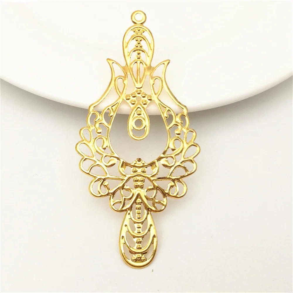 Металлические филигранные подвески SIXTY TOWFISH 73*33 мм