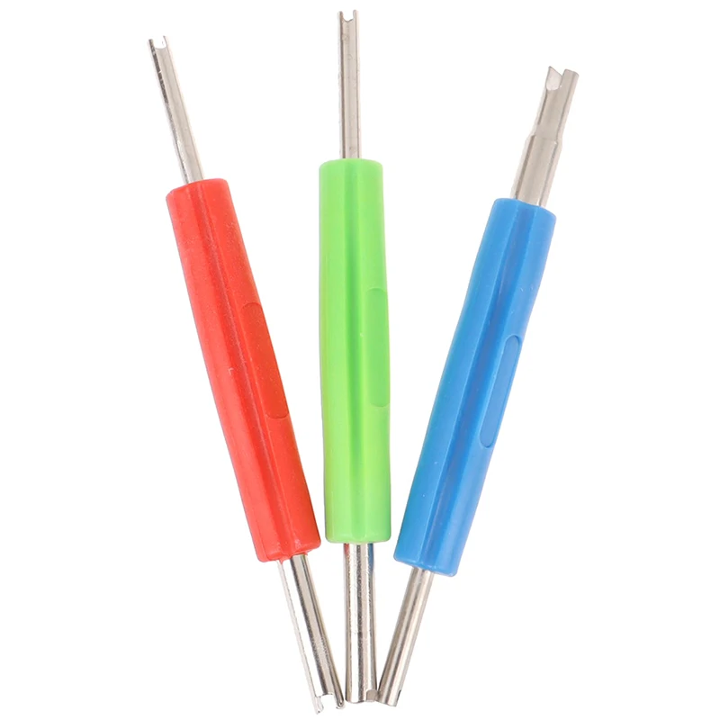 

2 Ways Hand Wrench Tire Tyre Valve Stem Core Remover Key Tool A/C and Auto Car