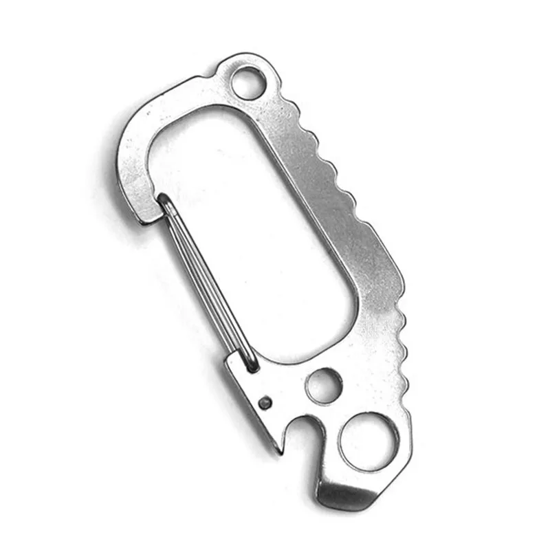 

Equipment Carabiner Buckle Clip D Ring Lock Mountaineering Outdoor Rappelling Rock Climbing Snap Stainless Steel