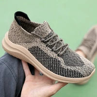 couple sneakers spring breathable mesh lace up shoes outdoor casual light running shoes men lazy walk vulcanized shoes %d0%ba%d1%80%d0%be%d1%81%d1%81%d0%be%d0%b2%d0%ba%d0%b8
