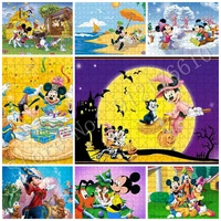 mickey mouse hide and seek jigsaw puzzle disney donald duck kit diy art paper puzzle educational decompression gift game crafts
